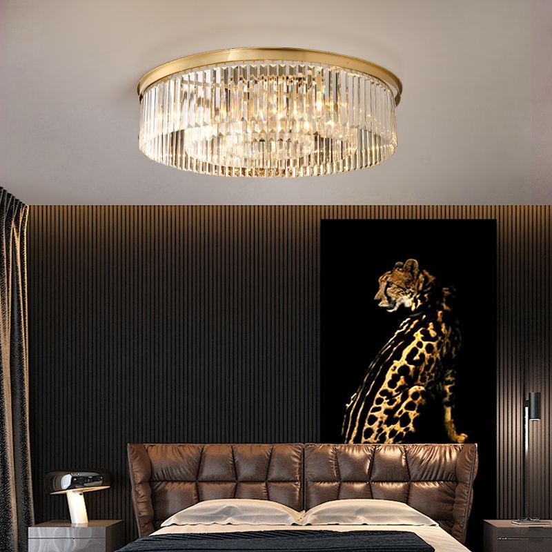 Illuminazione a soffitto in cristallo multitesta Plafoniere moderne da incasso