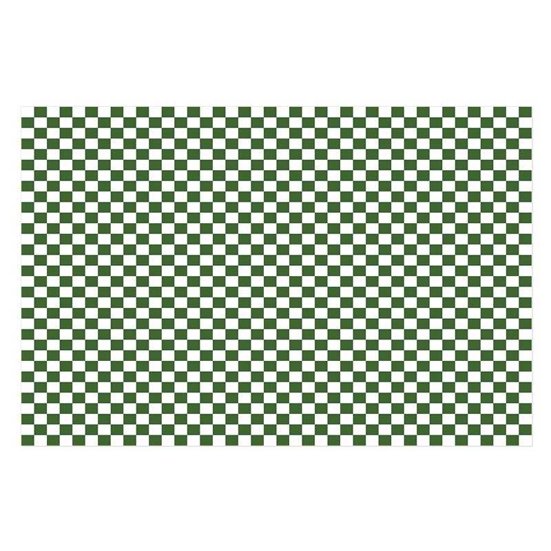 Black Modern Rug Plaid Pattern Polyester Area Rug Anti-Slip Easy Care Rug for Home Decor