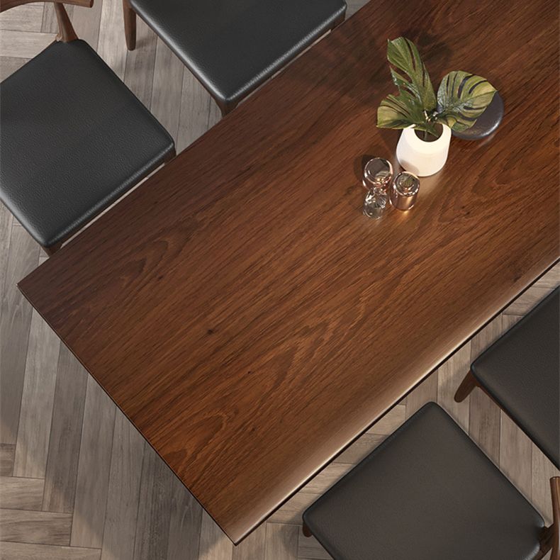 Rectangle Dining Table Set 1/5/7 Pcs Solid Wood Dining Table and Chairs