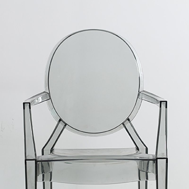 Silla de comedor de plástico de estilo nórdico, sillón de comedor apilable para uso en restaurantes