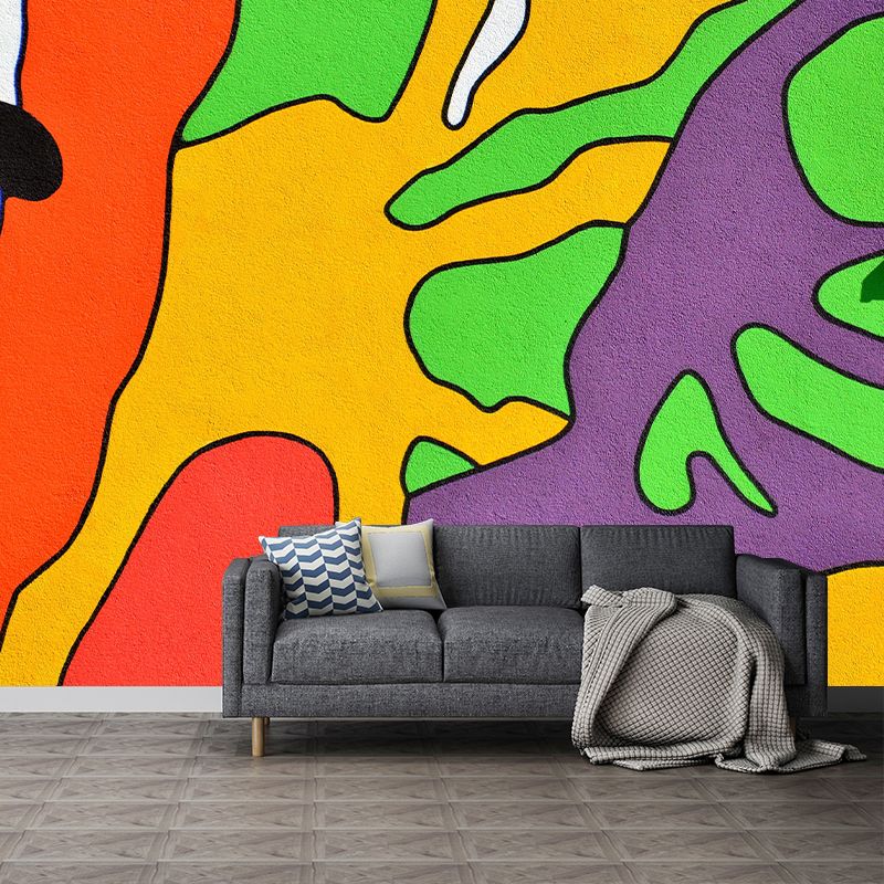 Mural Wallpaper Abstract Illustration Environment Friendly Bedroom Wall Mural