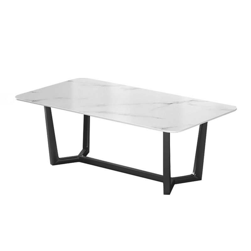 Modern 1/2/5/7 Pieces Rectangle Dining Set Sintered Stone Dining Table Set