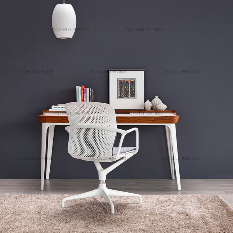 Zeitgenössische schattierte Suspension Anhänger Leichter Stoff Esszimmer Hanges Lichtkit in Weiß