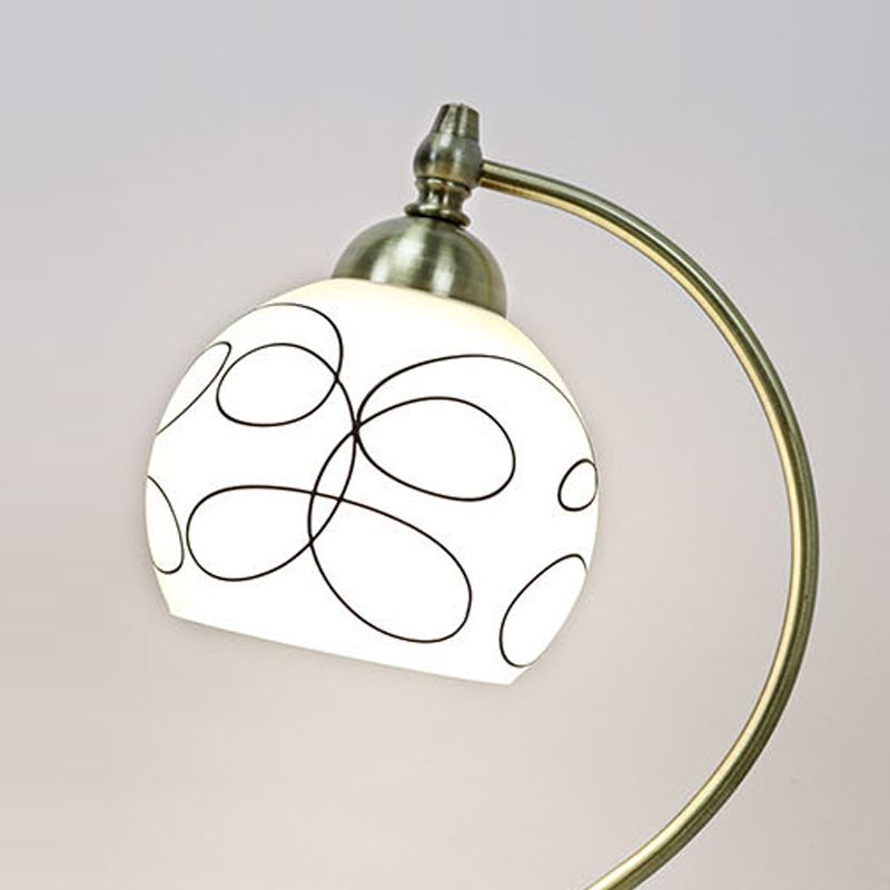 Tiffany Style Desk Light 1-Light Table Lamp Fixture for Bedroom