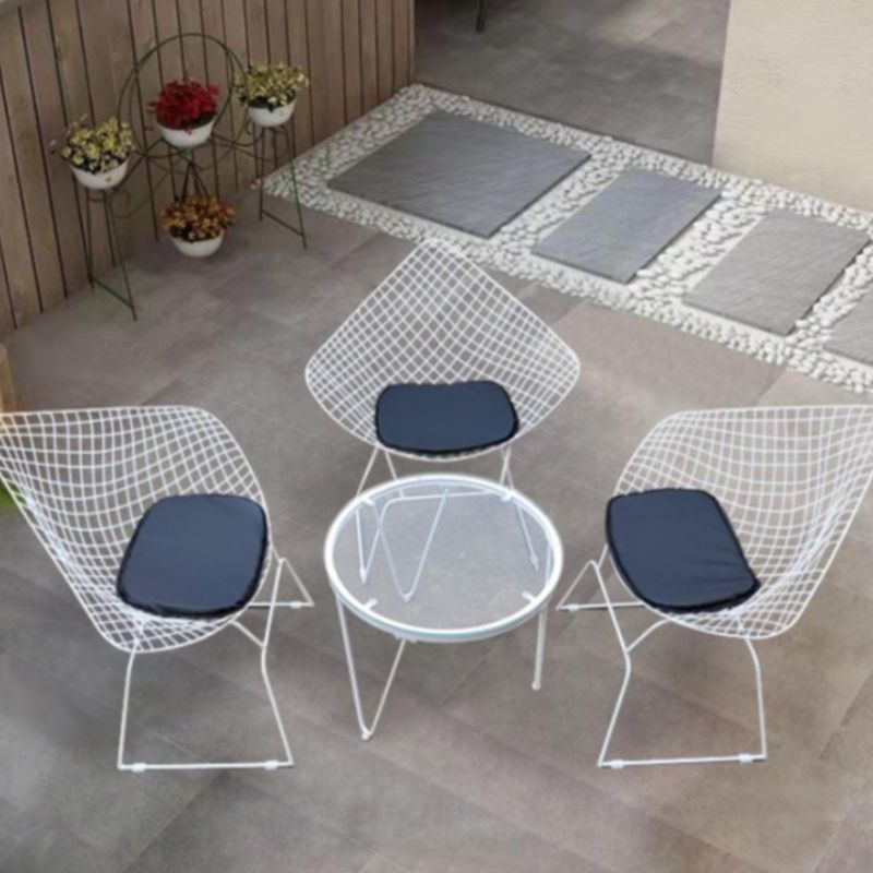 Modern Dining Table Set 1/3/4/5 Pieces Round Bistro Table Set