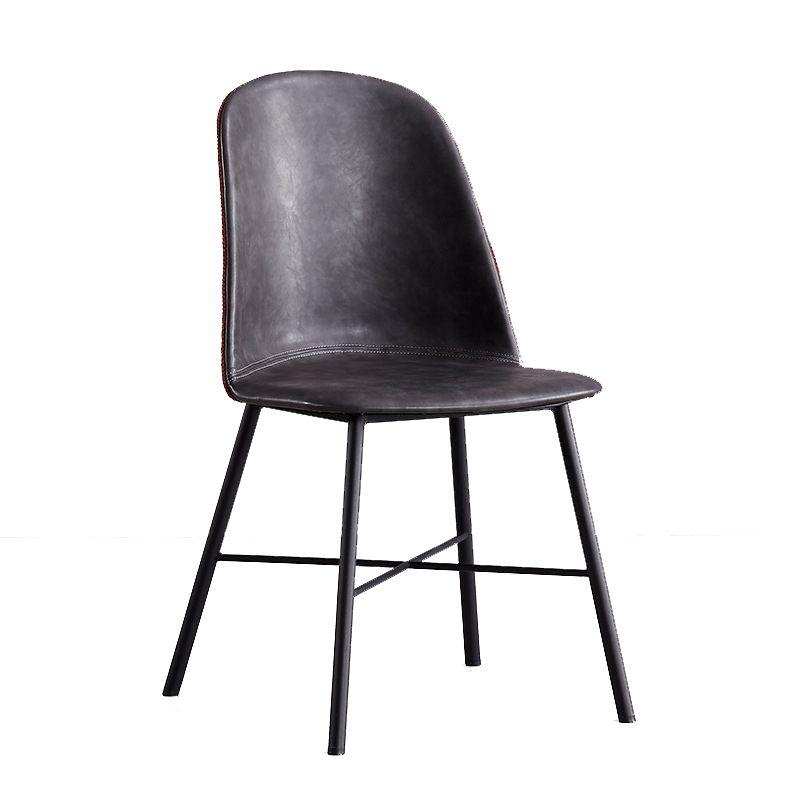 Indoor Side Chair Leather Modern Dining Chair for Dining Room