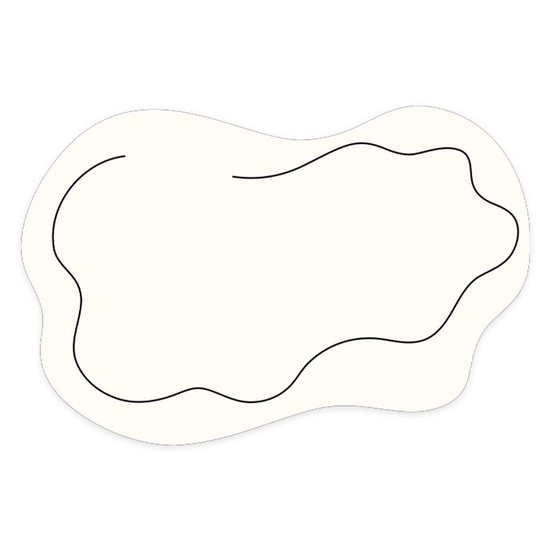 Chapeur de chambre intérieure décontractée Chapine de tapis de couleur pure en polyester