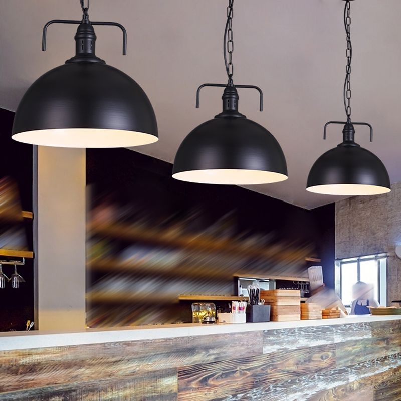 Lumière suspendue industrielle colorée d'éclairage de pendentif en métal pour le salon