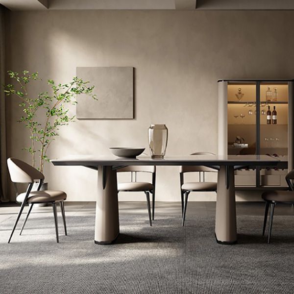 Modern Indoor Kitchen Dining Chair Open Back Dining Side Chair