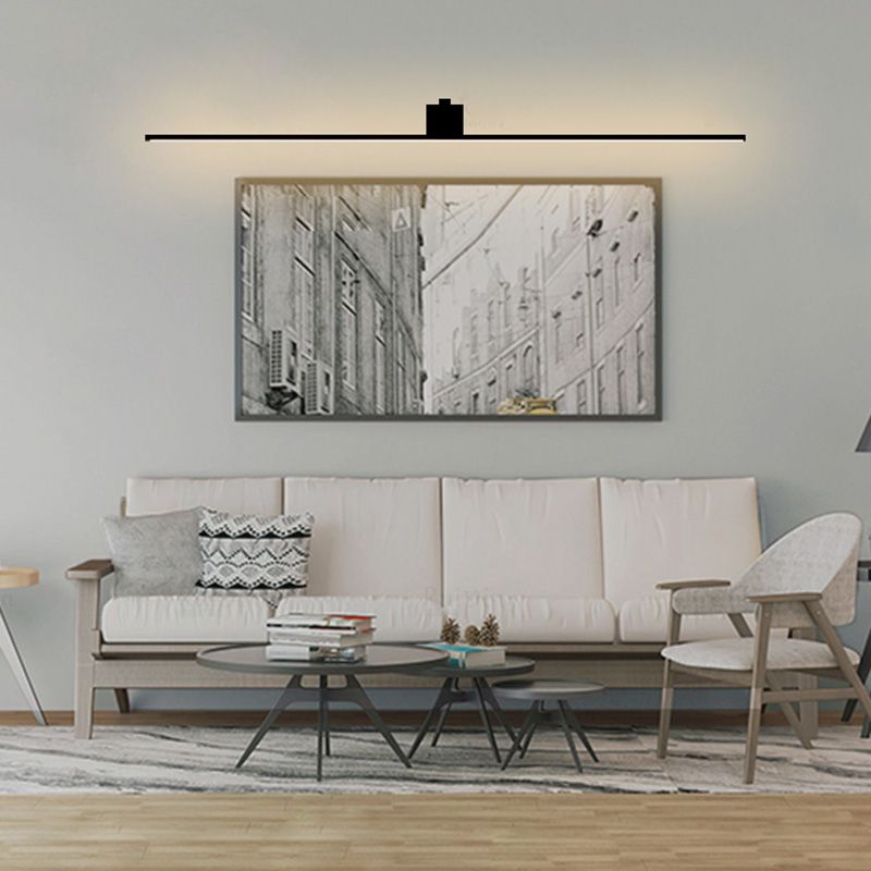 LED Metall Wandleuchte Lampe Einfache moderne linienförmige Innenwandmontageleuchte