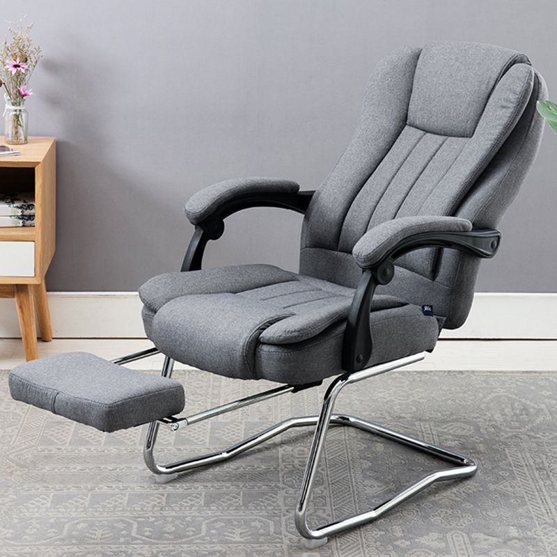 Modern Padded Arms Office Chair No Distressing Ergonomic Chair