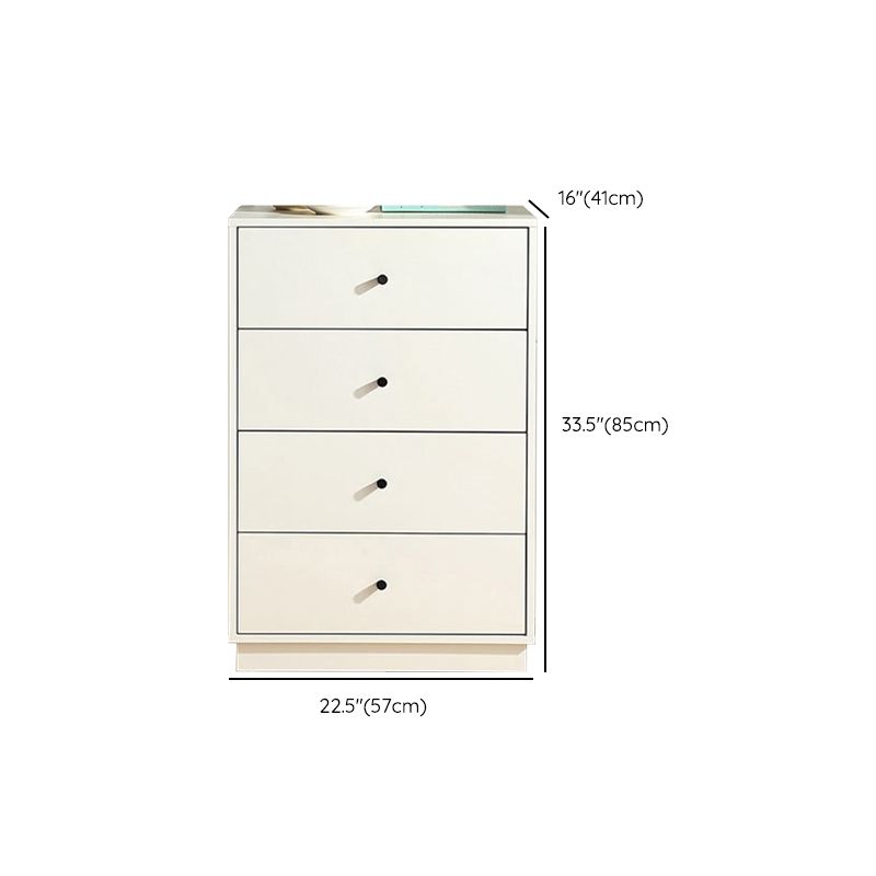Simple Stain Resistant Storage Cabinet Wood Side Cabinet with Drawer