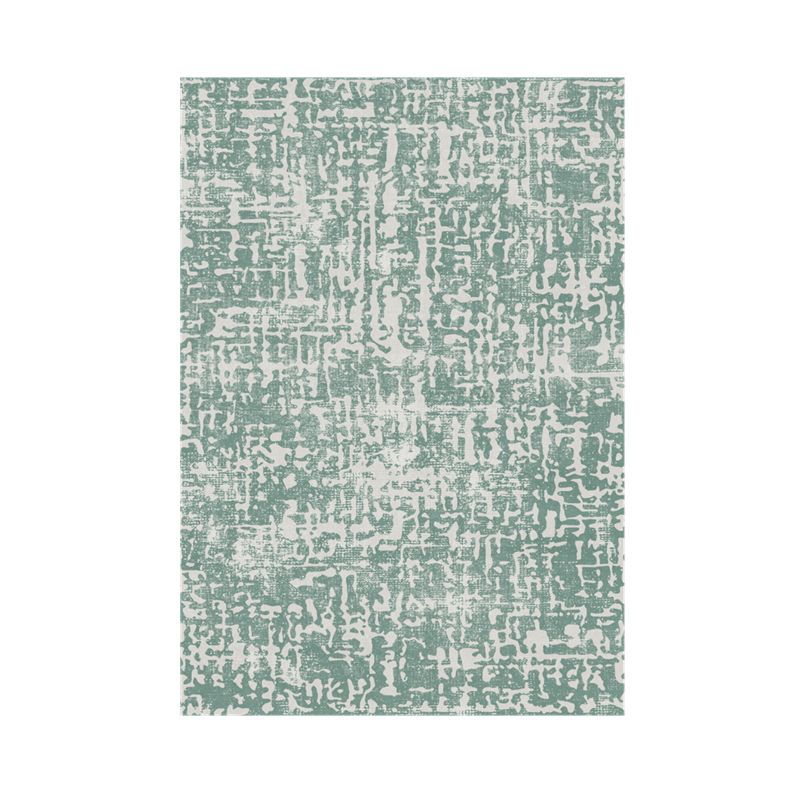 Yellow Graphic Rug Blending Modern Rug Stain Resistant Rug for Living Room