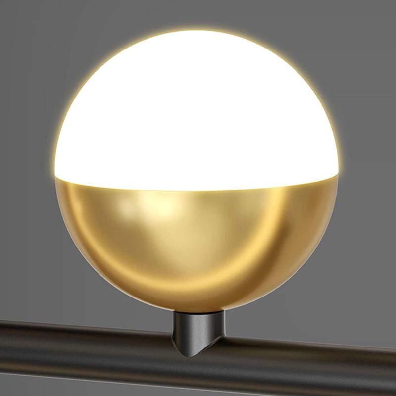 39,5 "Long Metal Illumining Simplicidad Costilización de techo Luz para comedor