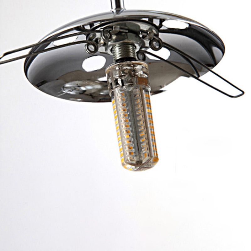 Lampe lampade a sospensione rotonda moderna semplice ciondolo a soffitto in vetro per le scale