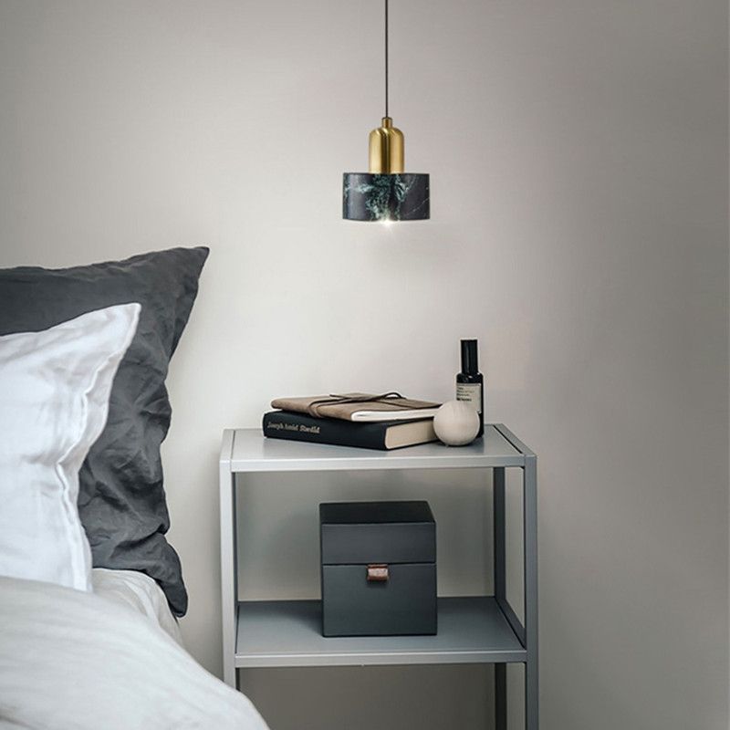 1 Licht anheizt Beleuchtung moderner Stilzylinderform Steinhängerlampe