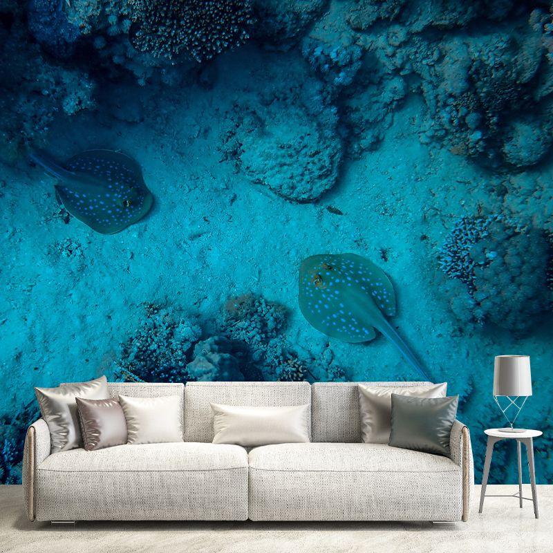 Environmental Photography Wallpaper Underwater Drawing Room Wall Mural