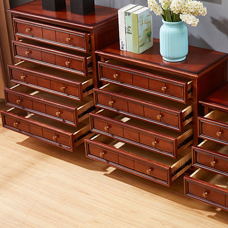 Glam Style Storage Chest Solid Wood Storage Chest Dresser with 3/4/5 Drawers