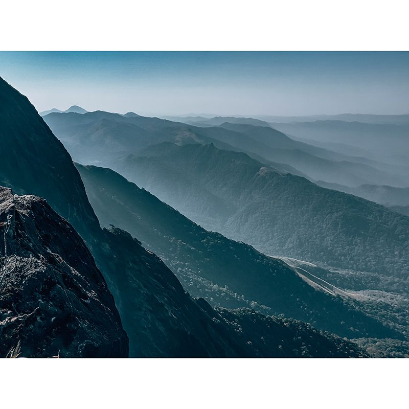 Majestic Mountains Mildew Resistant Mural Wallpaper Living Room Wall Mural