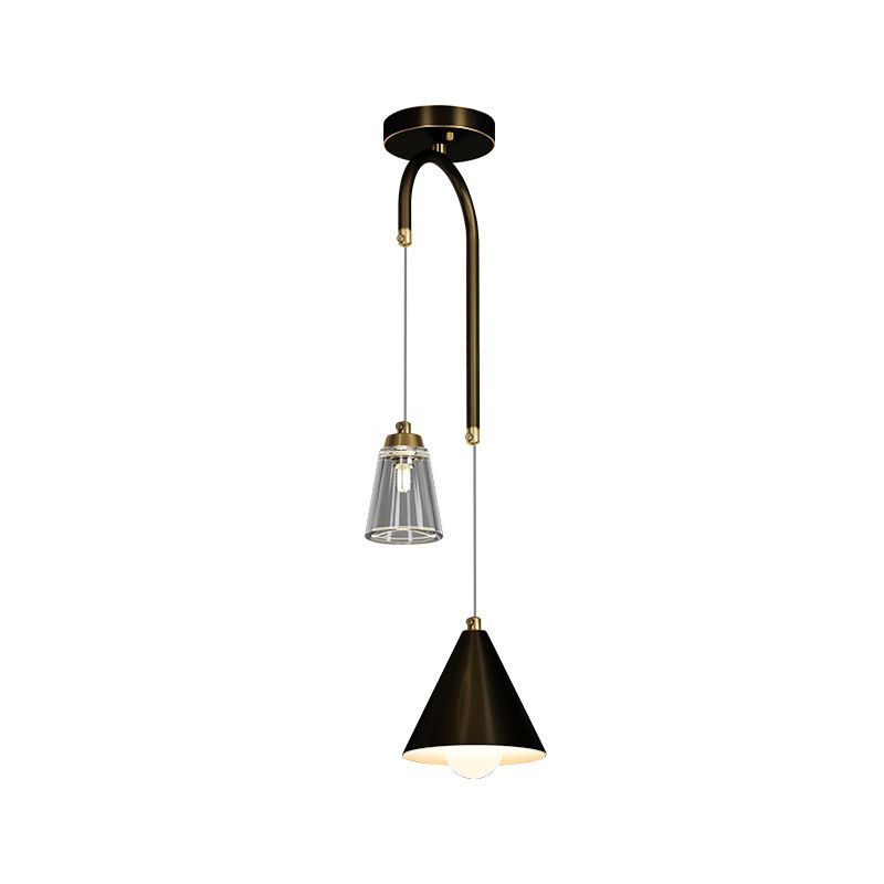 MODERNA INDUSTRIALE MINI PENDANT A CONUA LIGHT METALE CONE AMPAGGIO PER LAMPAGGI