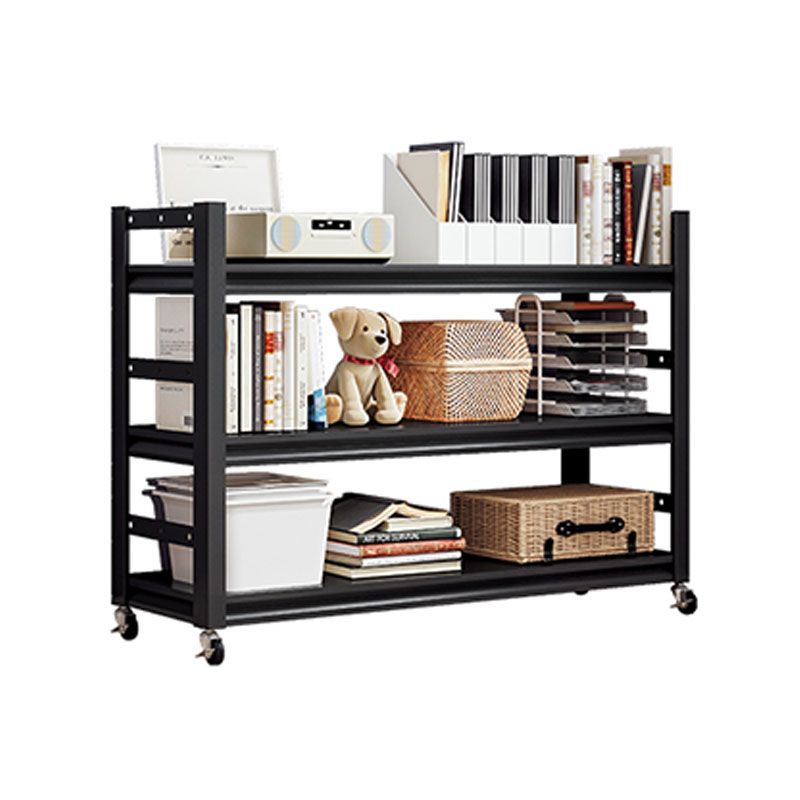Etagere Shelf Bookcase Contemporary Steel Book Shelf for Study Room