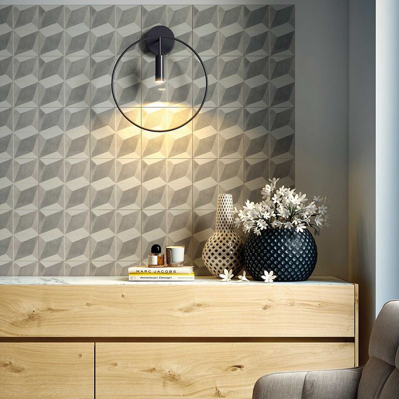 1 Light Wall Lamp Lighting Nordic Ring Metal Sconce Light Fixture in Black/Gold for Bedroom, 11"/14" Wide