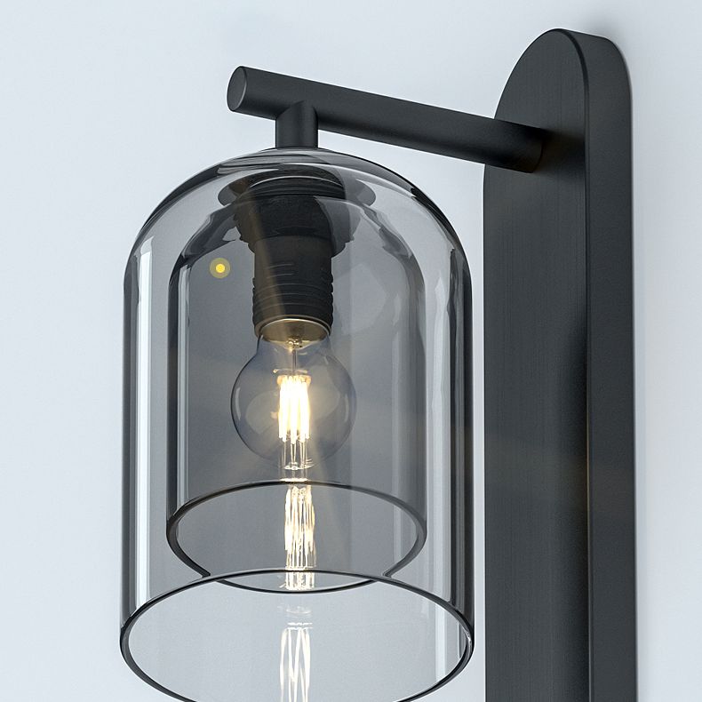 Schattierte Leuchten Wandleuchte nordisch minimalistische Glas 1 leichte Leuchten für das Wohnzimmer