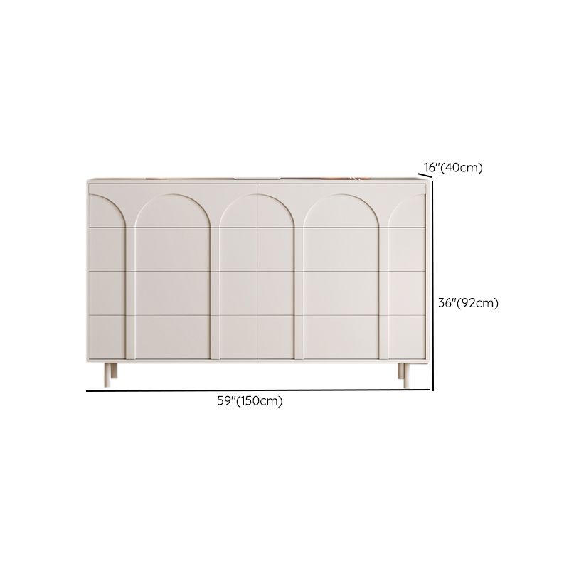 Contemporary Storage Chest Dresser Wooden Dresser for Bedroom