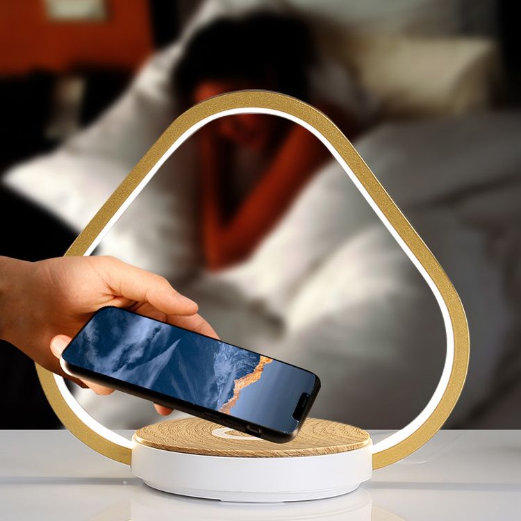 1 Leichte lineare Tischlampe moderne LED -Tischlampen Metall Nachttischlampen