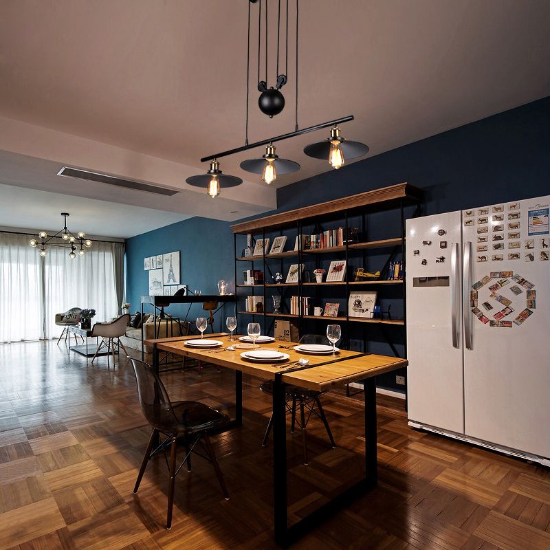 Metal 3 Lights Island Lighting Lighting Farmary Island Lights para bares y comedor