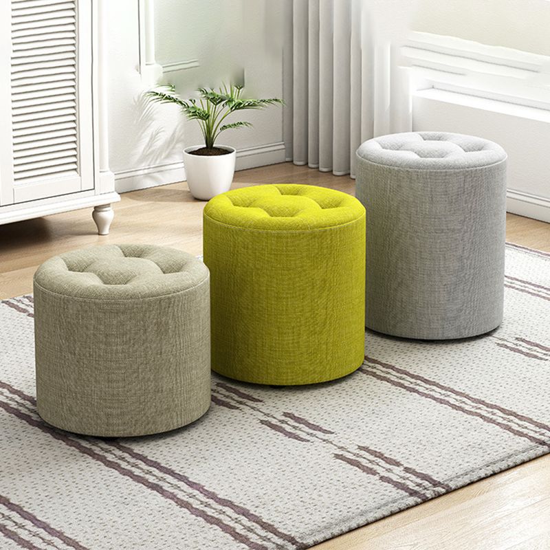 Modern Round Standard Grey Tear Resistant Standard for Drawing Room