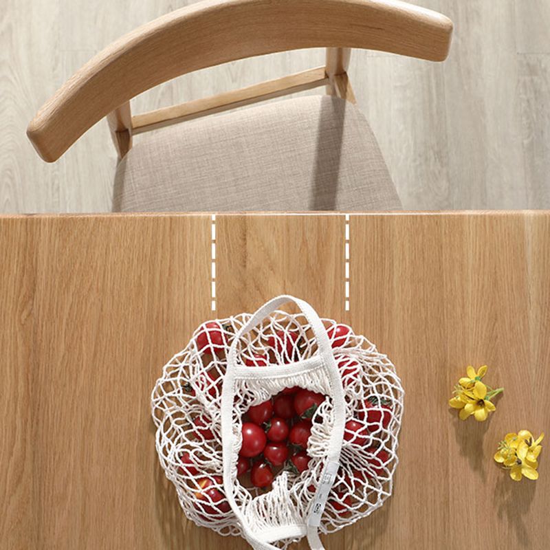 Modern Table with Solid Wood Rectangle Dining Table for Kitchen