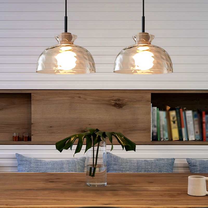 Indoor -leichte hängende leichte Wasserglasanhänger Licht für Esstisch