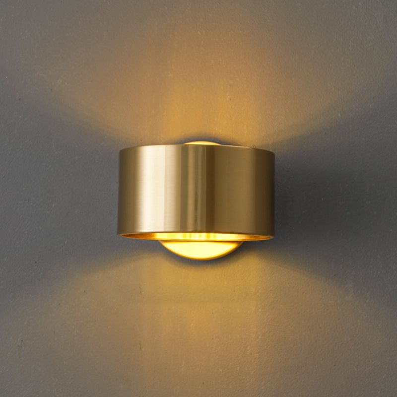 Metallzylinderwand -Lampen moderne Stil 1 leichte Leuchtenleuchten