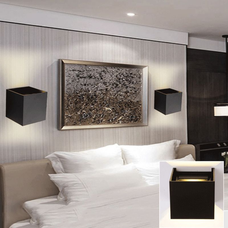 Lumières murales en aluminium à 2 lumière