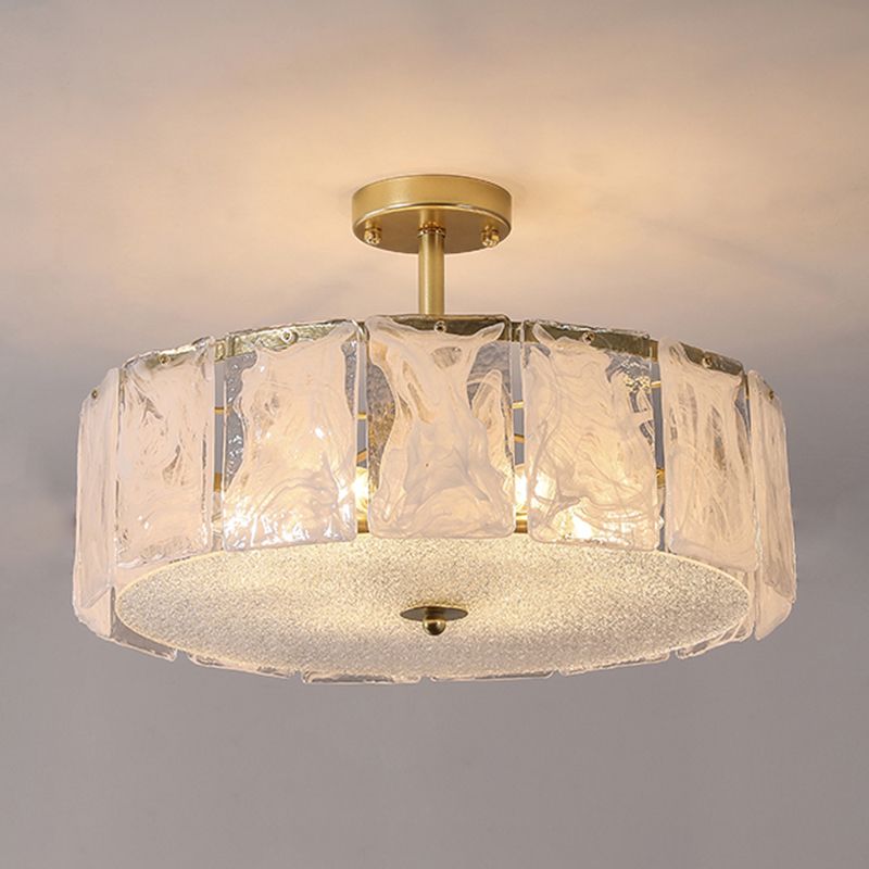 Multi -Licht zylindrische Deckenleuchte moderne Glasdecke Beleuchtung für Wohnzimmer