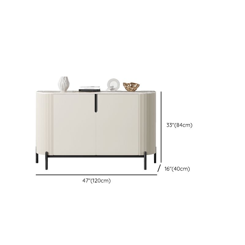Designer Rectangle Accent Cabinet Bar Pulls Accent Cabinet with Drawer