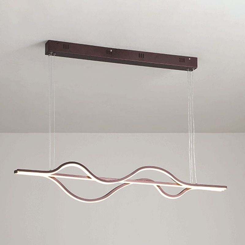 Nórdica Light Light Light Light 3 luces Led Island Colgante para comedor