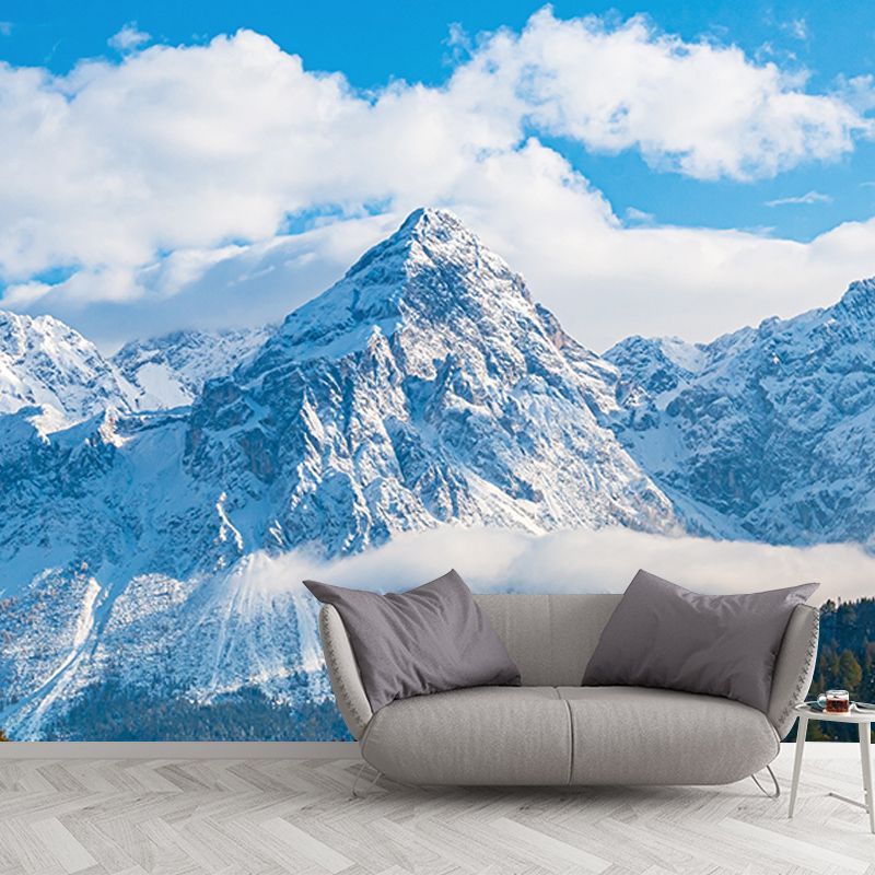 Modern Style Wall Mural Wallpaper Mountain Sitting Room Wall Mural