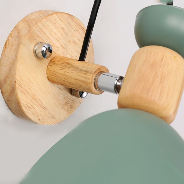 Geometrische Metallwandleuchten moderne nordische Macarons Einlichtwandmontiertes Licht