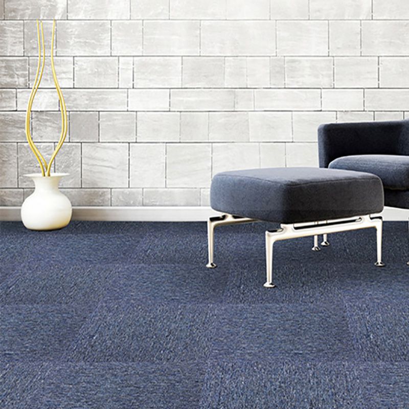 Carpet Tile Fade Resistant Non-Skid Solid Color Loose Lay Carpet Tile Living Room