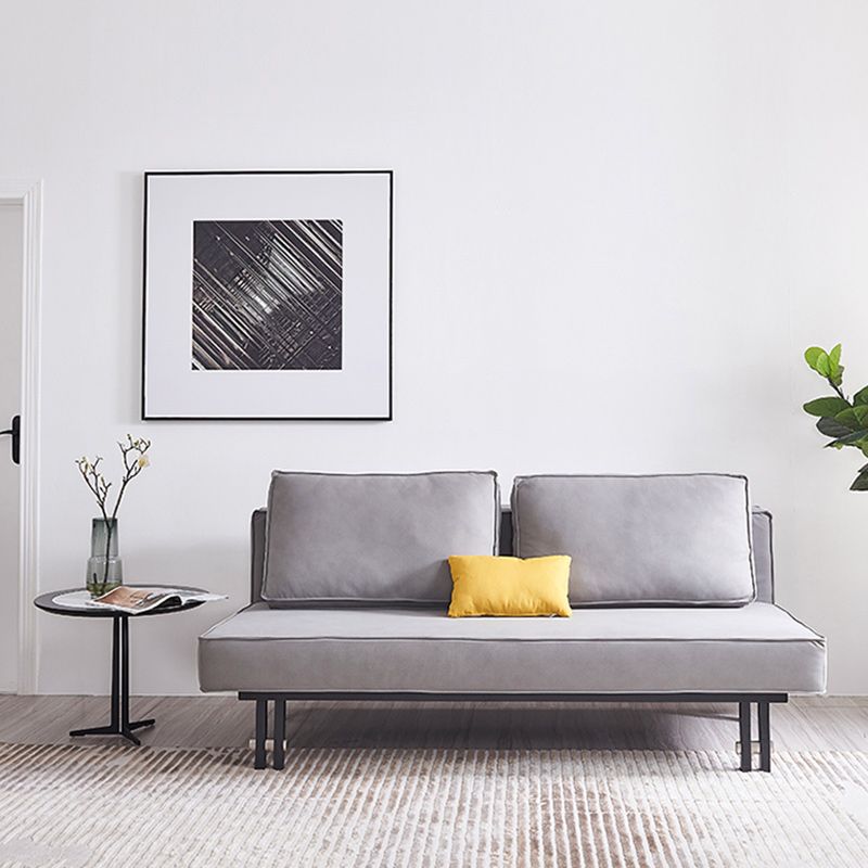 Contemporary Futon Sleeper Sofa Bed Fabric Armless Futon Frame