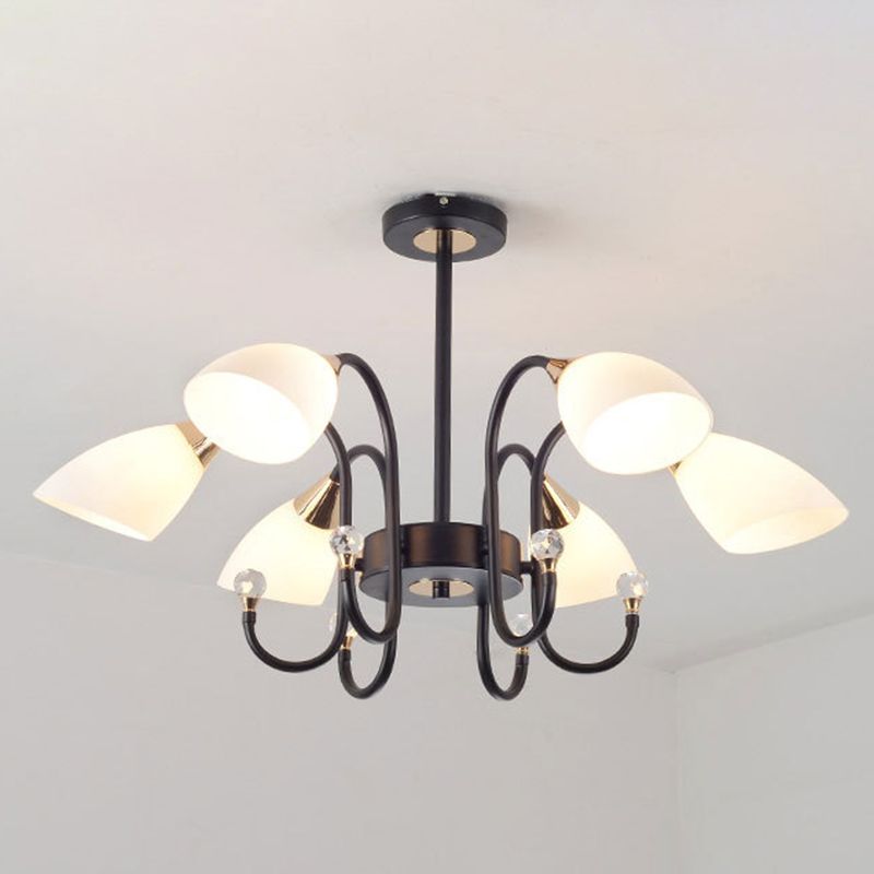 Accesorios de iluminación de lámpara de araña de spray de estilo moderno kit de luz colgante de múltiples cabezas