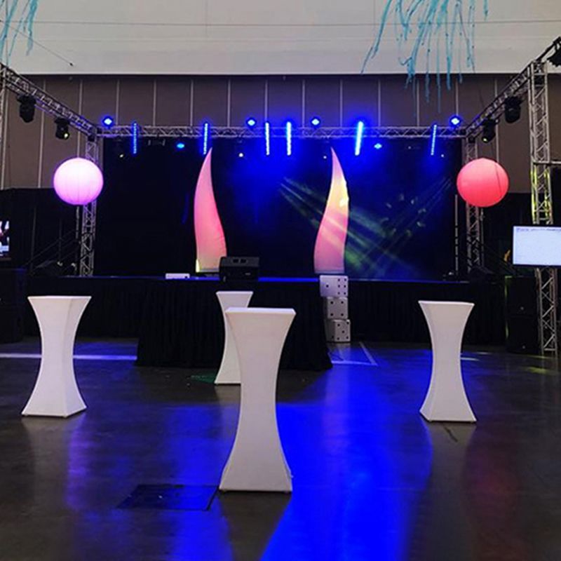 Polyethylene Geometric Table Industrial Style Commercial Bar Table