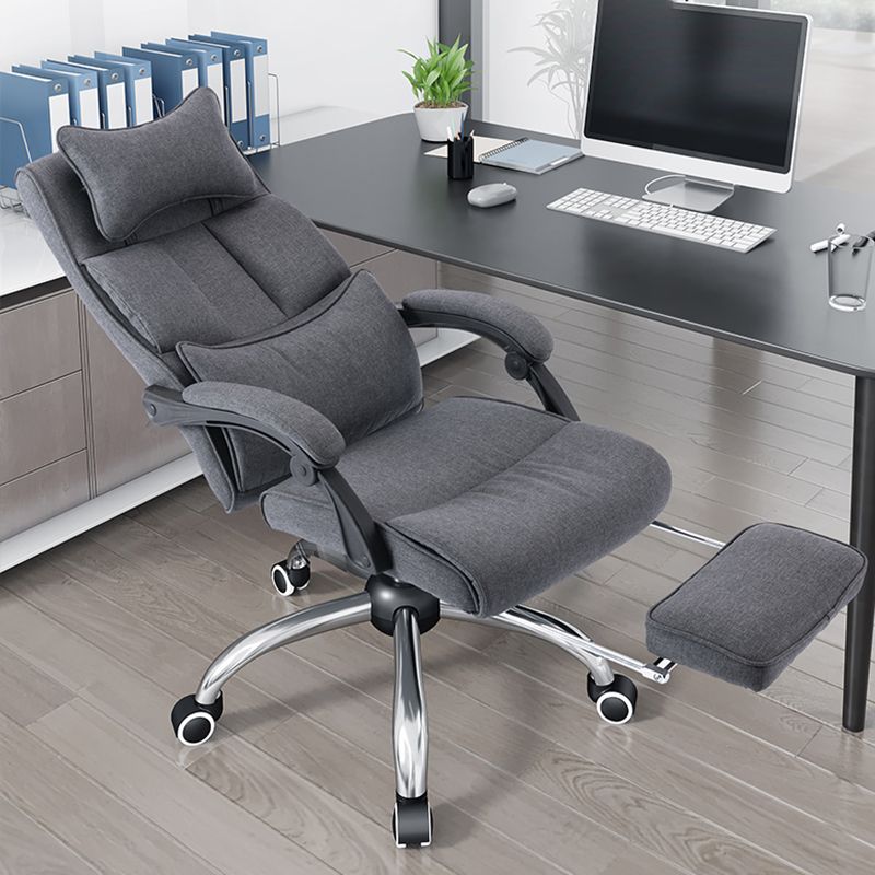 Modern Slide Chair Padded Arms No Distressing Ergonomic Chair with Wheels