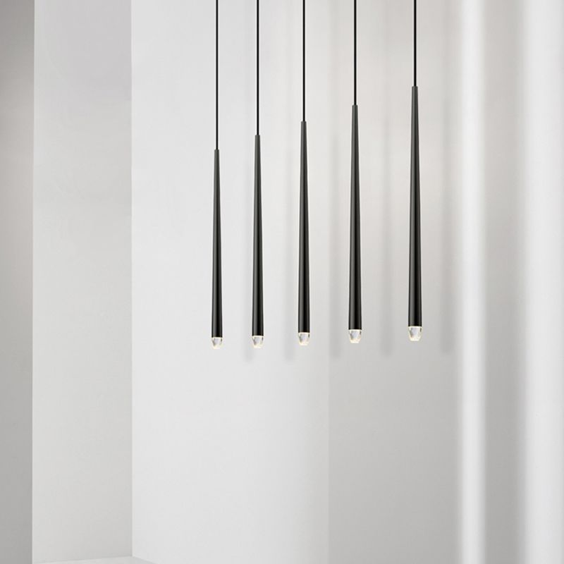 Linearer Kronleuchterleuchter Lichter moderne Anhängerbeleuchtung für die Kücheninsel