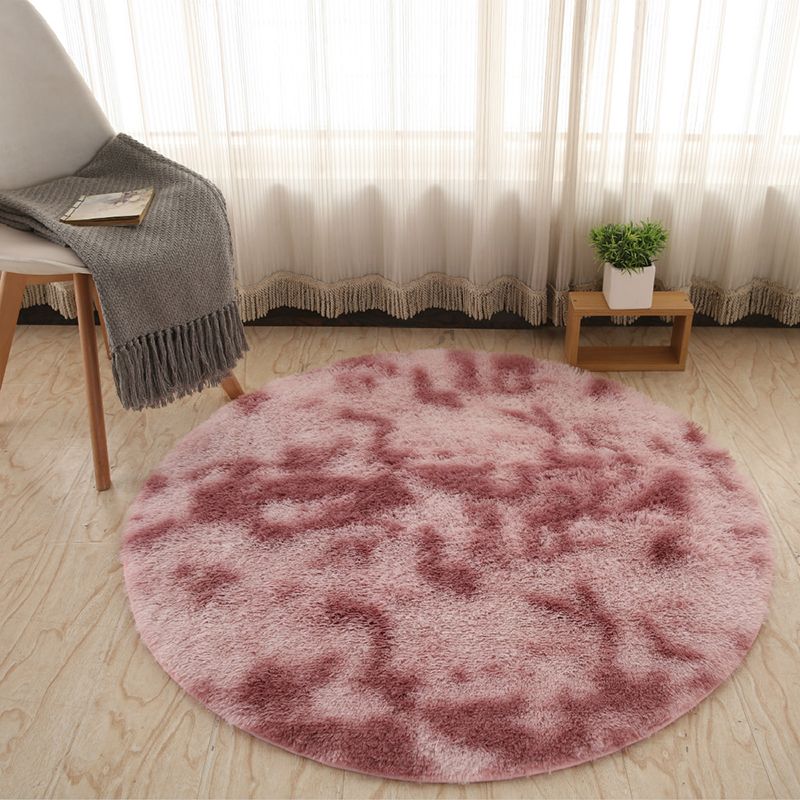 Chique meerkleurig vloerkleed in Scandinavische stijl Shag Tie Dye vloerkleed Machinewasbaar antislip achterkant Vlekbestendig tapijt voor huisdecoratie