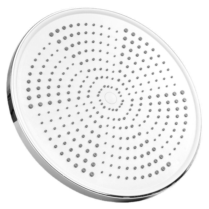 Contemporary Round Showerhead Leak Resistant Rain Fall Large Shower Head