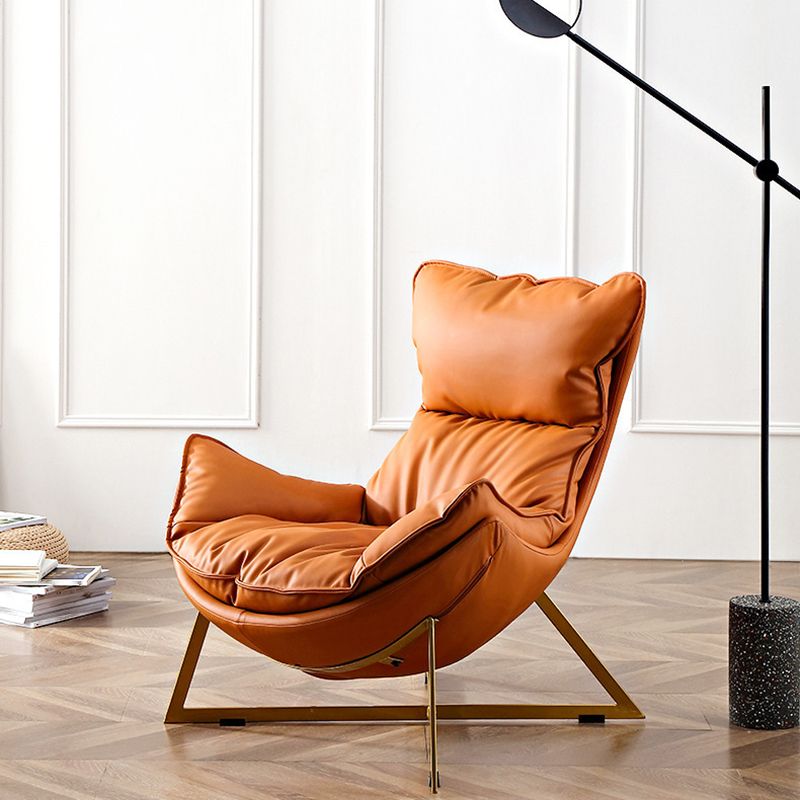Faux Leather Accent Chair Armless Chair for Living Room, 29.52" Wide