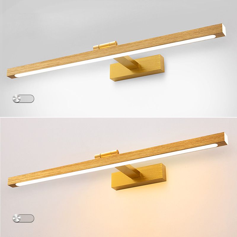 Nordic Minimalist Style Linear Vanity Lighting Fixtures Acrylic Vanity Sconce